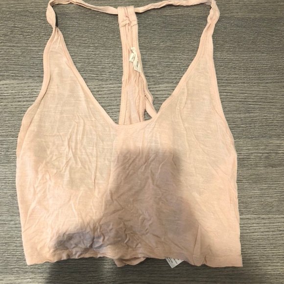 Halter T back tulip tank top - Picture 1 of 2